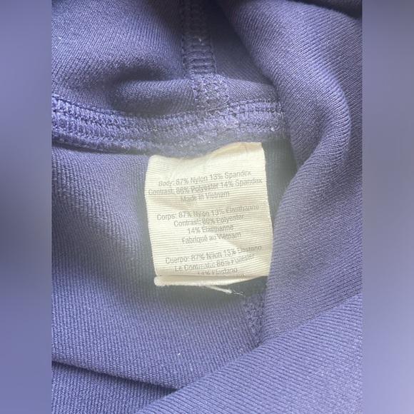 ALO Yoga Moto Leggings, Navy, Size Small - Picture 12 of 12